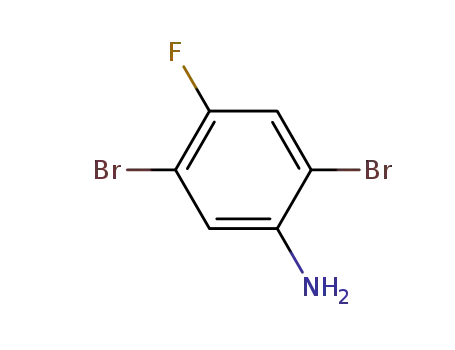 Molecular Structure of 172377-05-8 ((2,5-dibroMo-4- fluoroaniline)