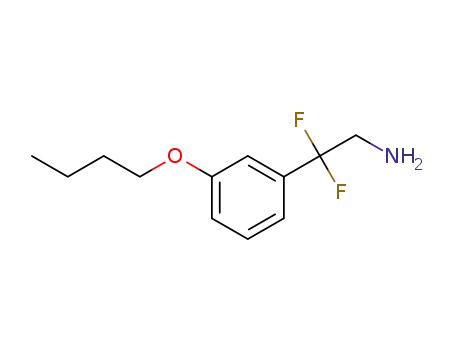 2,2-difluoro-2-(3-butoxyphenyl)ethylamine