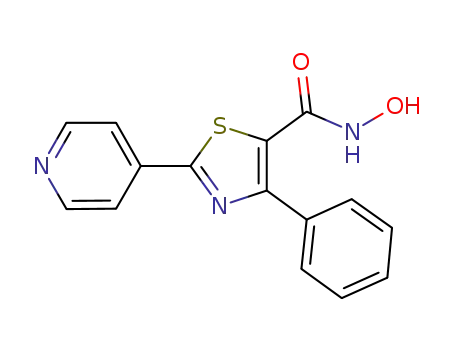 N-hydroxy-4-phenyl-2-(pyridin-4-yl)thiazole-5-carboxamide