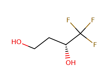 Molecular Structure of 135154-88-0 ((S)-4,4,4-TRIFLUOROBUTANE-1,3-DIOL)