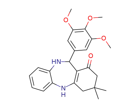 3,3-dimethyl-11-(3,4,5-trimethoxyphenyl)-2,3,4,5,10,11-hexahydro-1H-dibenzo[b,e][1,4]diazepin-1-one