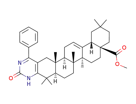 methyl 2,3-(4-phenyl)-1H-2-pyrimidonyl-olean-12-en-28-oate