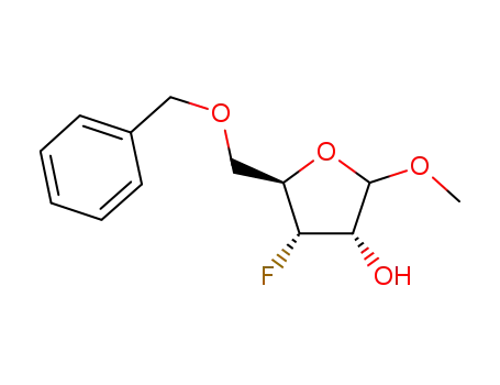 (3S,4S,5R)-5-((benzyloxy)methyl)-4-fluoro-2-methoxytetrahydrofuran-3-ol