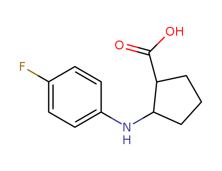 2-(4-fluorophenylamino)cyclopentanecarboxylic acid