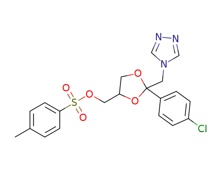 toluene-4-sulfonic acid 2-(4-chlorophenyl)-2-(1,2,4-triazol-4-ylmethyl)-1,3-dioxolan-4-ylmethyl ester
