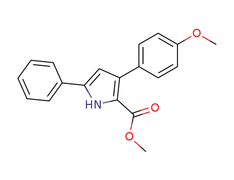 methyl 3-(4-methoxyphenyl)-5-phenyl-1H-pyrrole-2-carboxylate
