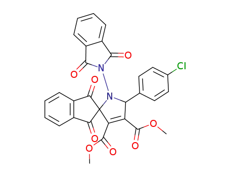 dimethyl 5'-(4-chlorophenyl)-1,3-dioxo-1'-phthalimido-1,1',3,5'-tetrahydrospiro[indene-2,2'-pyrrole]-3',4'-dicarboxylate
