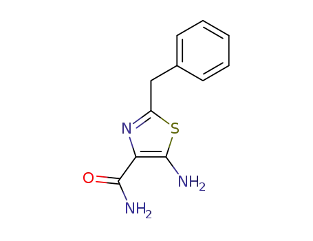 5-amino-2-benzyl-thiazole-4-carboxylic acid amide