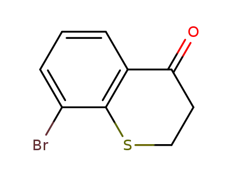 Molecular Structure of 1097803-59-2 (8-BROMOTHIOCHROMAN-4-ONE)