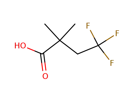 Molecular Structure of 939399-07-2 (2-2-Dimethyl-4,4,4-trifluorobutanoic acid)