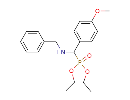 Phosphonic acid, [(4-methoxyphenyl)[(phenylmethyl)amino]methyl]-,
diethyl ester