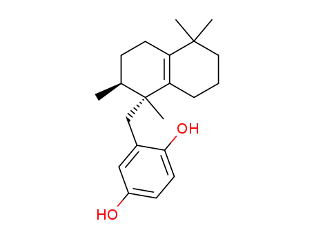 2-((1R,2S)-1,2,5,5-Tetramethyl-1,2,3,4,5,6,7,8-octahydro-naphthalen-1-ylmethyl)-benzene-1,4-diol