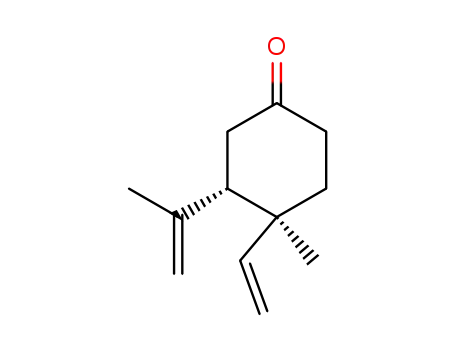 Cyclohexanone, 4-ethenyl-4-methyl-3-(1-methylethenyl)-, trans-
