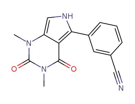 3-(1,3-dimethyl-2,4-dioxo-2,3,4,6-tetrahydro-1H-pyrrolo[3,4-d]pyrimidin-5-yl)benzonitrile