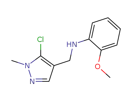 N-[(5-chloro-1-methyl-1H-pyrazol-4-yl)methyl]-2-methoxyaniline
