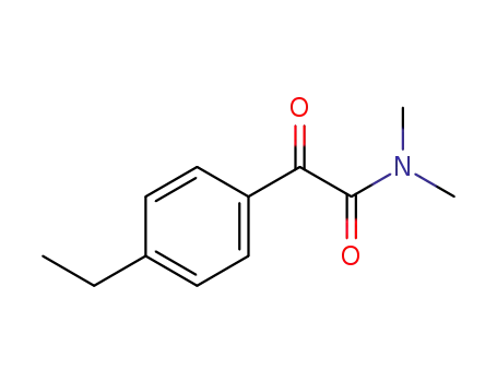 Molecular Structure of 1267457-91-9 (2-(4-ethylphenyl)-N,N-dimethyl-2-oxoacetamide)