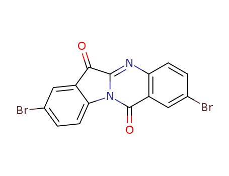 Indolo[2,1-b]quinazoline-6,12-dione, 2,8-dibromo-