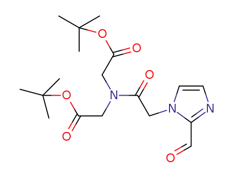 Molecular Structure of 1228647-94-6 (tert-butyl 2,2′-(2-(2-formyl-1H-imidazol-1-yl)-acetylazanediyl)diacetate)