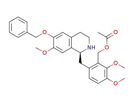 (S)-6-((6-(benzyloxy)-7-methoxy-1,2,3,4-tetrahydroisoquinolin-1-yl)methyl)-2,3-dimethoxylbenzyl acetate