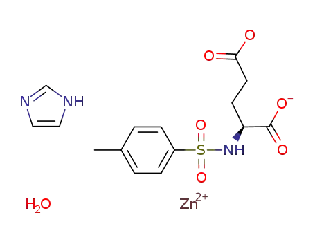 Molecular Structure of 1431535-96-4 ([zinc(imidazole)(H<sub>2</sub>O)((+)-N-tosyl-L-glutamate)])