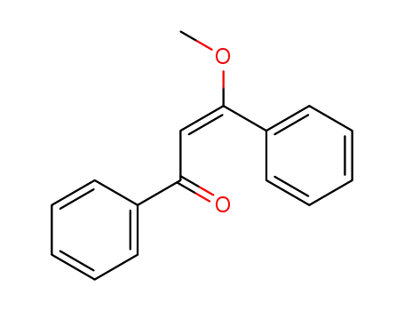 Molecular Structure of 101009-45-4 ((E)-3-methoxy-1,3-diphenylprop-2-en-1-one)
