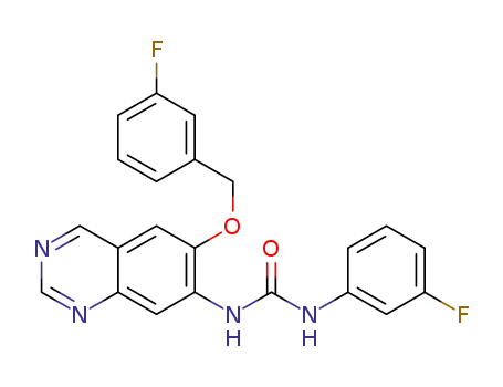 1-(6-(3-fluorobenzyloxy)quinazolin-7-yl)-3-(3-fluorophenyl)urea