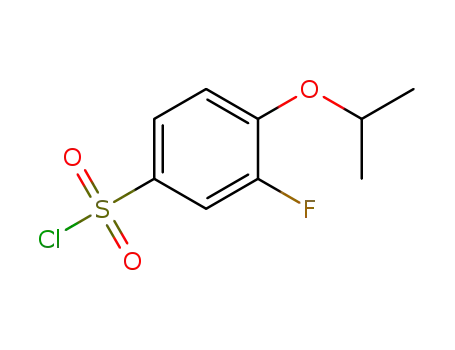 3-fluoro-4-isopropoxybenzene-1-sulfonyl chloride