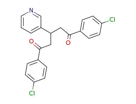 1,5-bis(4-chlorophenyl)-3-(pyridin-3-yl)pentane-1,5-dione