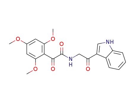 N-(2-(1H-indol-3-yl)-2-oxoethyl)-2-(2,4,6-trimethoxyphenyl)-2-oxoacetamide