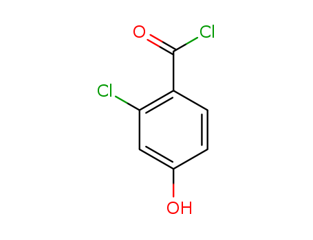 Benzoyl chloride, 2-chloro-4-hydroxy- (9CI)