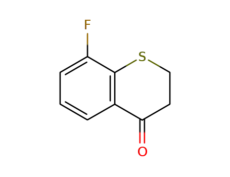 Molecular Structure of 21243-12-9 (8-FLUORO-2,3-DIHYDRO-4H-THIOCHROMEN-4-ONE)