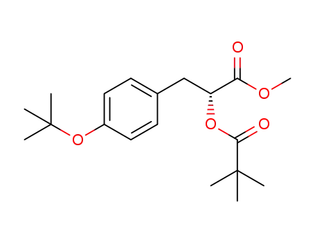 (R)-methyl 3-(4-tert-butoxyphenyl)-2-pivaloyloxypropanoate