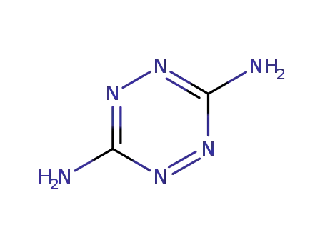 Molecular Structure of 19617-90-4 (1,2,4,5-Tetrazine-3,6-diamine)