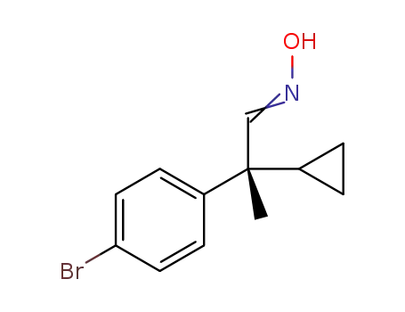(R)-2-(4-bromophenyl)-2-cyclopropylpropanal oxime