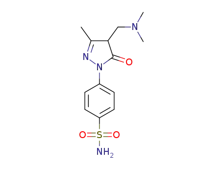 4-(4-((dimethylamino)methyl)-3-methyl-5-oxo-4,5-dihydro-1H-pyrazol-1-yl)benzenesulfonamide