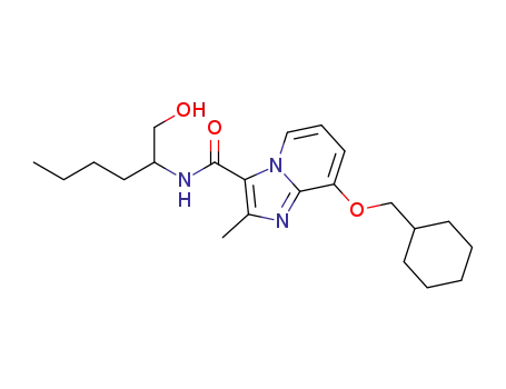 Molecular Structure of 1609164-47-7 ((rac)-8-(cyclohexylmethoxy)-N-(1-hydroxyhexan-2-yl)-2-methylimidazo[1,2-a]pyridine-3-carboxamide)