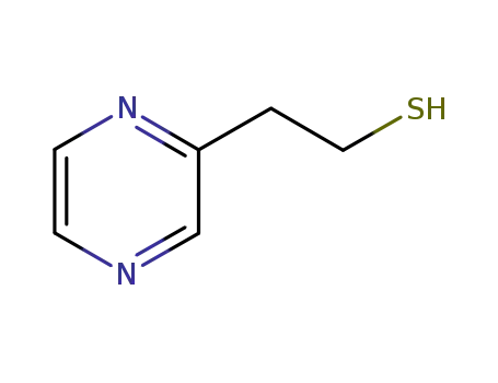 Molecular Structure of 35250-53-4 (2-Pyrazinylethanethiol)