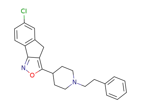 2H-1-aza-2-oxa-6-chloro-3-(1-phenethylpiperidin-4-yl)-1,4dihydroindeno[1,2-c]isoxazole