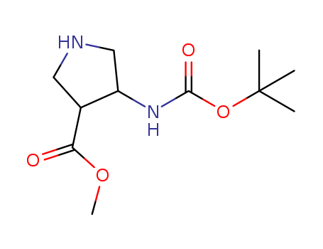 4-tert-Butoxycarbonylamino-pyrrolidine-3-carboxylic acid methyl ester