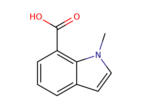 Molecular Structure of 167479-16-5 (1-METHYL-1H-INDOLE-7-CARBOXYLIC ACID)