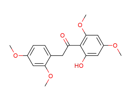 Ethanone,2-(2,4-dimethoxyphenyl)-1-(2-hydroxy-4,6-dimethoxyphenyl)-