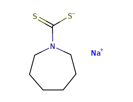 Molecular Structure of 24678-65-7 (1H-Azepine-1-carbodithioicacid, hexahydro-, sodium salt (1:1))