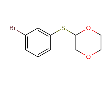 2-((3-bromophenyl)thio)-1,4-dioxane