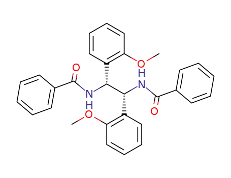 Molecular Structure of 758691-53-1 ((1R,2R)-N,N'-dibenzoyl-1,2-bis(2-methoxyphenyl)-1,2-ethanediamine)