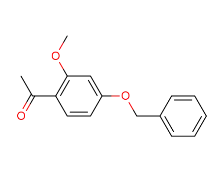 Molecular Structure of 56879-12-0 (1-[4-(BENZYLOXY)-2-METHOXYPHENYL]ETHANONE)