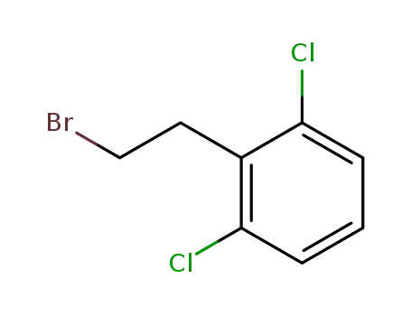 Molecular Structure of 40173-94-2 (2-(2-BROMOETHYL)-1,3-DICHLOROBENZENE)