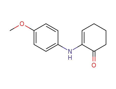 Molecular Structure of 105553-63-7 (2-[(4-methoxyphenyl)amino]cyclohex-2-en-1-one)