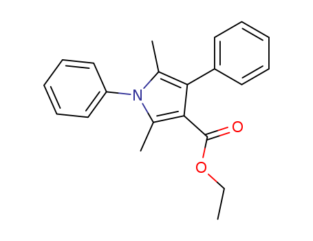 1H-Pyrrole-3-carboxylic acid, 2,5-dimethyl-1,4-diphenyl-, ethyl ester