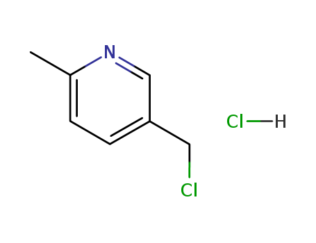 Pyridine,5-(chloromethyl)-2-methyl-, hydrochloride (1:1)