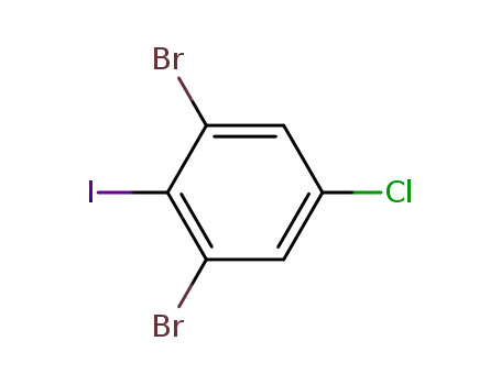 Molecular Structure of 81067-46-1 (1-CHLORO-3,5-DIBROMO-4-IODOBENZENE)
